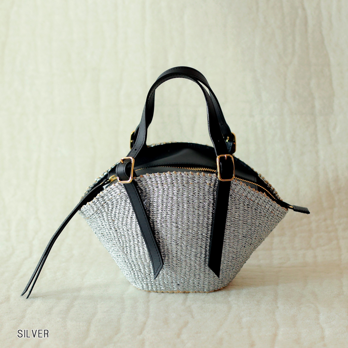 VIOLAd'ORO（ヴィオラドーロ） レザーハンドル シルバーコートアバカ