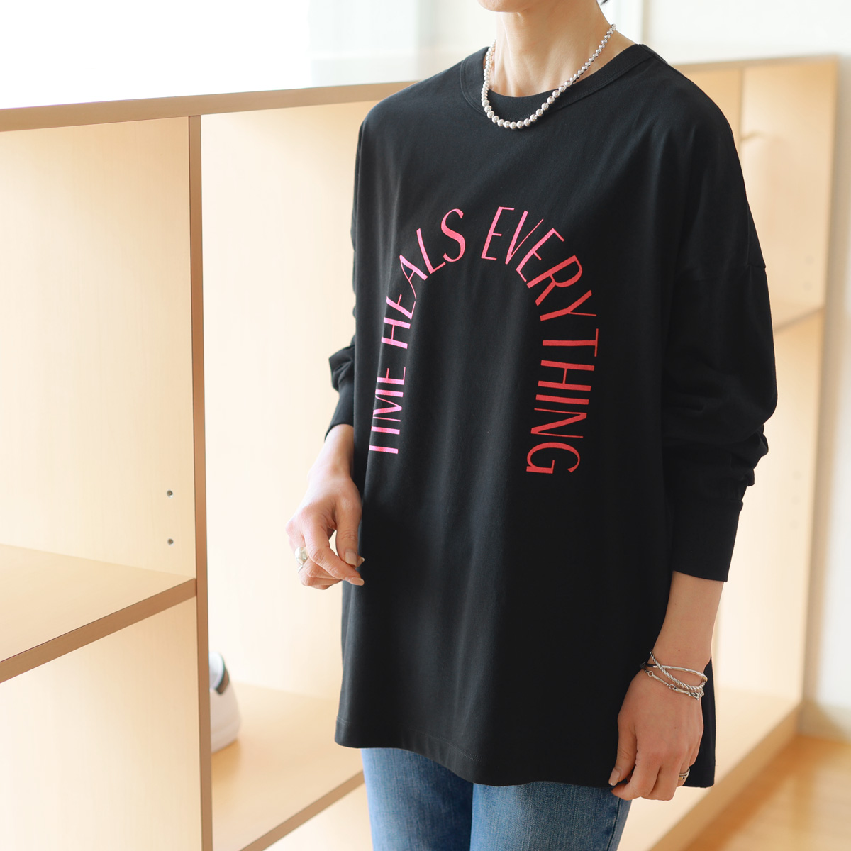 siro de labonte (シロ デラ ボンテ)　2FACE ルーミーレタード Tee