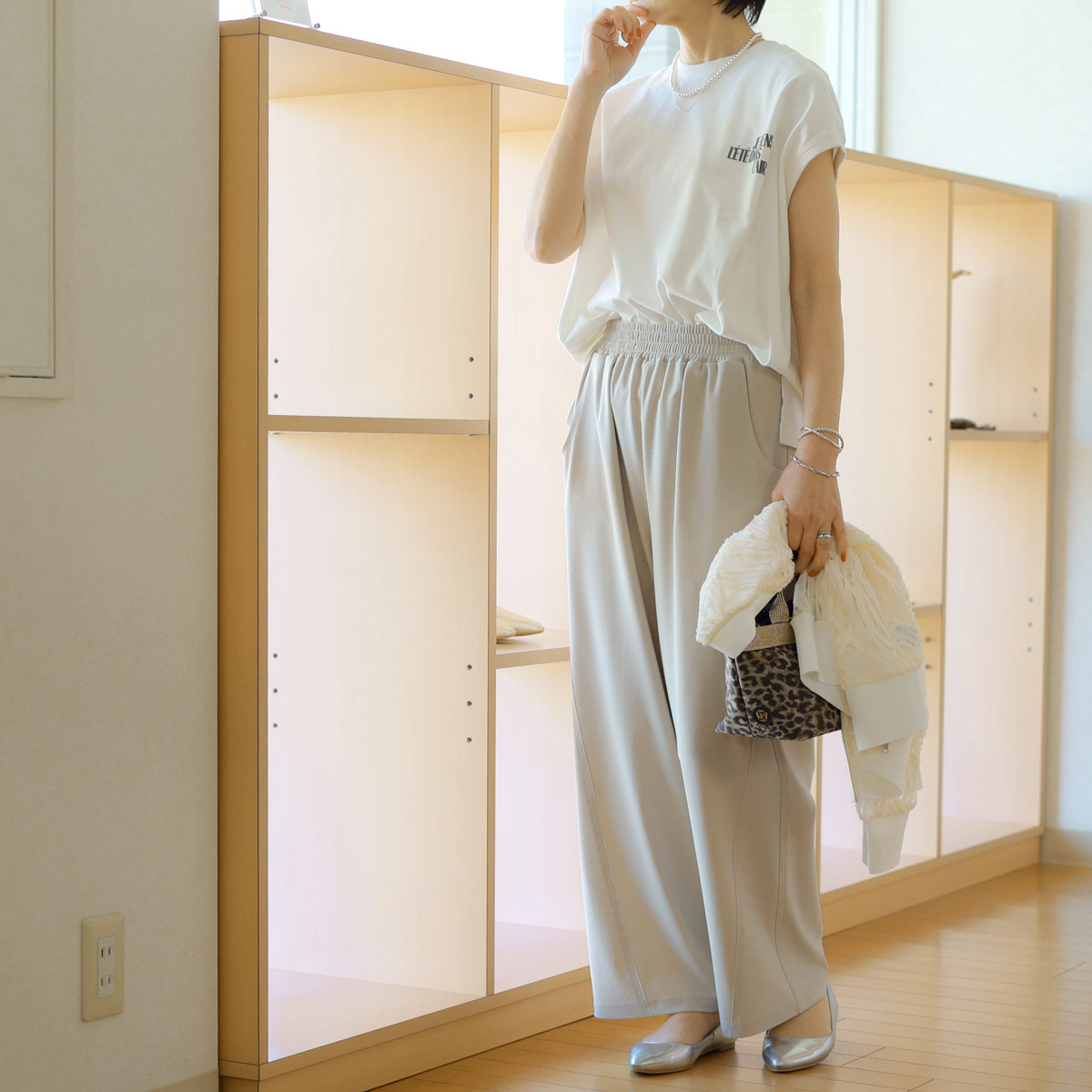upper hights (アッパーハイツ)　ウォッシュド　ビフィージャージ　ルーミーフレンチスリーブ　トップス　BIG NO SLEEVE TEE upperhights upper hights (アッパーハイツ) ウォッシュド ビ