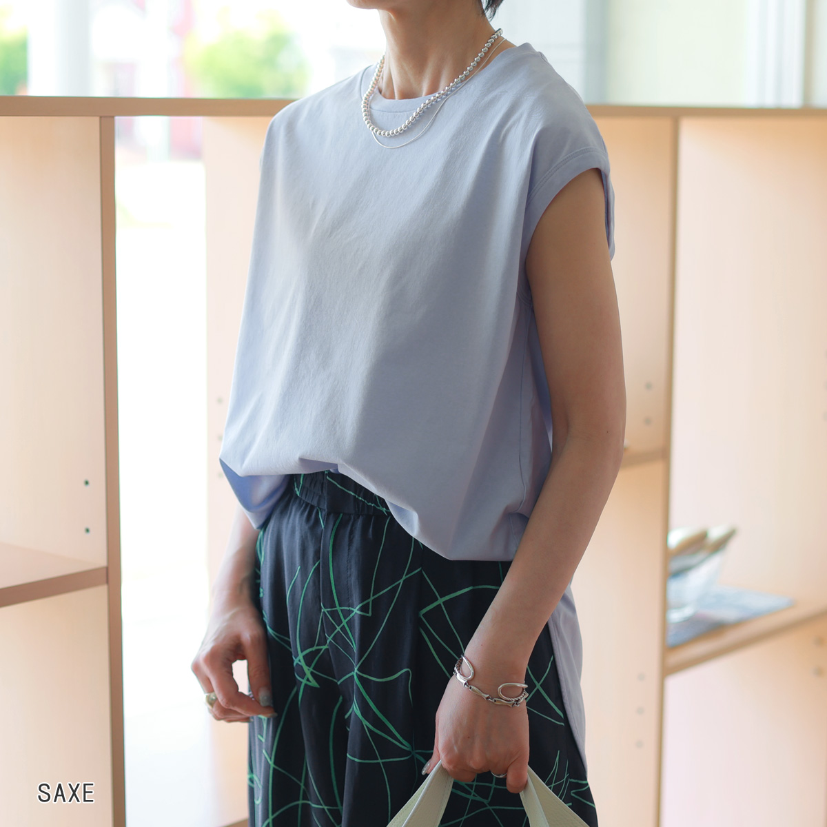 MICA＆DEAL (マイカ＆ディール)　ラウンドヘム フレンチスリーブ　Tシャツ MICA&DEAL MICA＆DEAL (マイカ＆ディール) ラウンドヘム