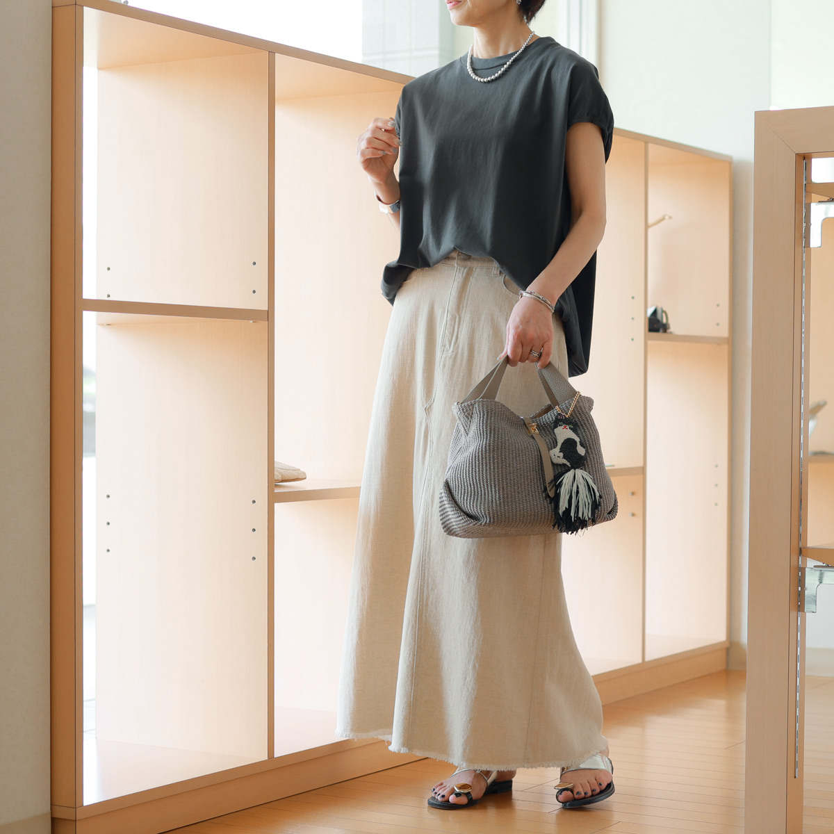 MANON (マノン) バック切替 カットソートップス : planino