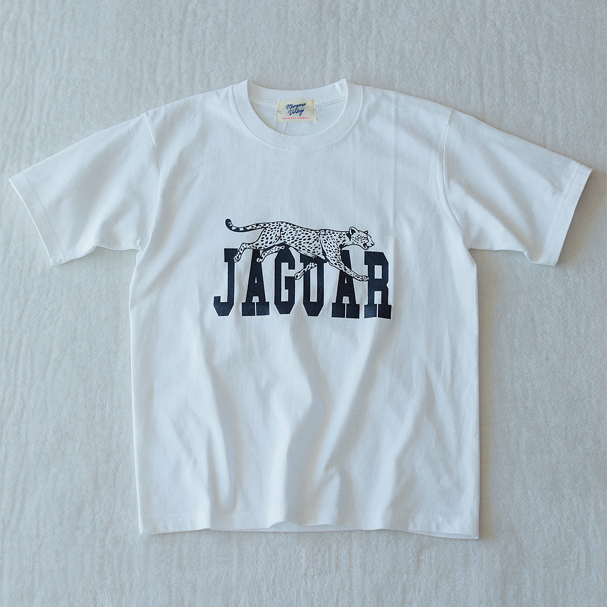 MARGAUX VINTAGE (マルゴーヴィンテージ)　ジャガープリント　セミビフィーTee