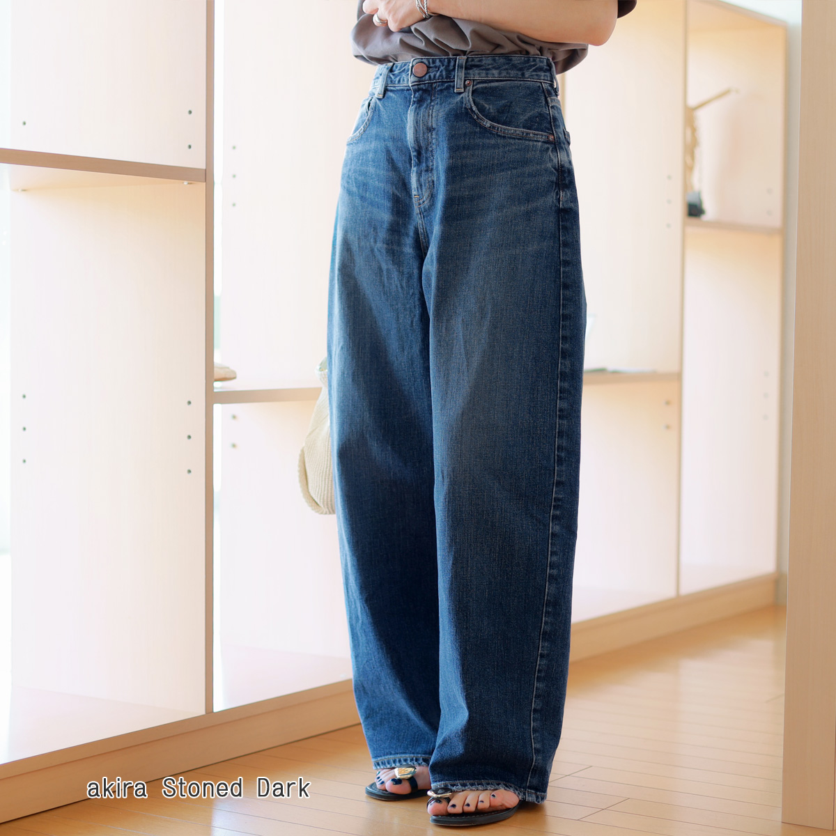 極美品】REDCARD TOKYO Montana カーブ ワイドデニム 24 RED CARD