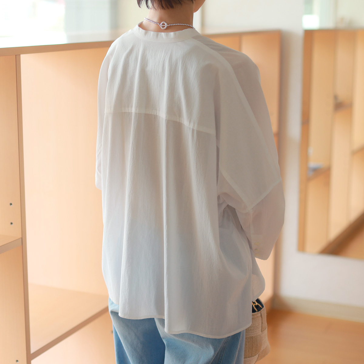 cafune/カフネローブ/サイドスリットロングシャツ/半袖シャツ/38/コットン/ブラック Cafune シャツのおすすめ人気商品一覧 通販 - Yahoo!ショッピング