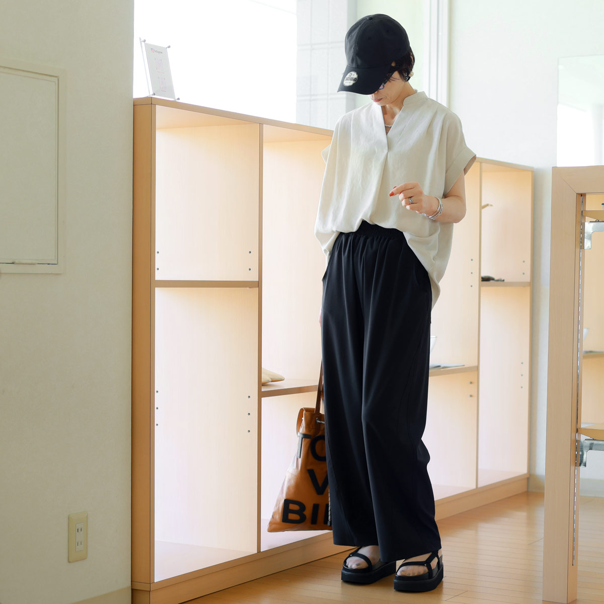 MICA & DEAL　スキッパー　シャツ MICA&DEAL MICA＆DEAL (マイカ＆ディール) 麻見え ルーミー