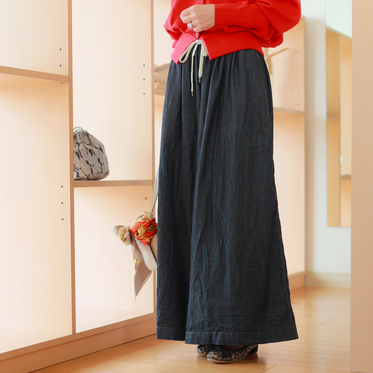 munich★スラブデニムワイドパンツ★美品 Munich（ミューニック） 6ozスラブデニム ワイドパンツ : planino