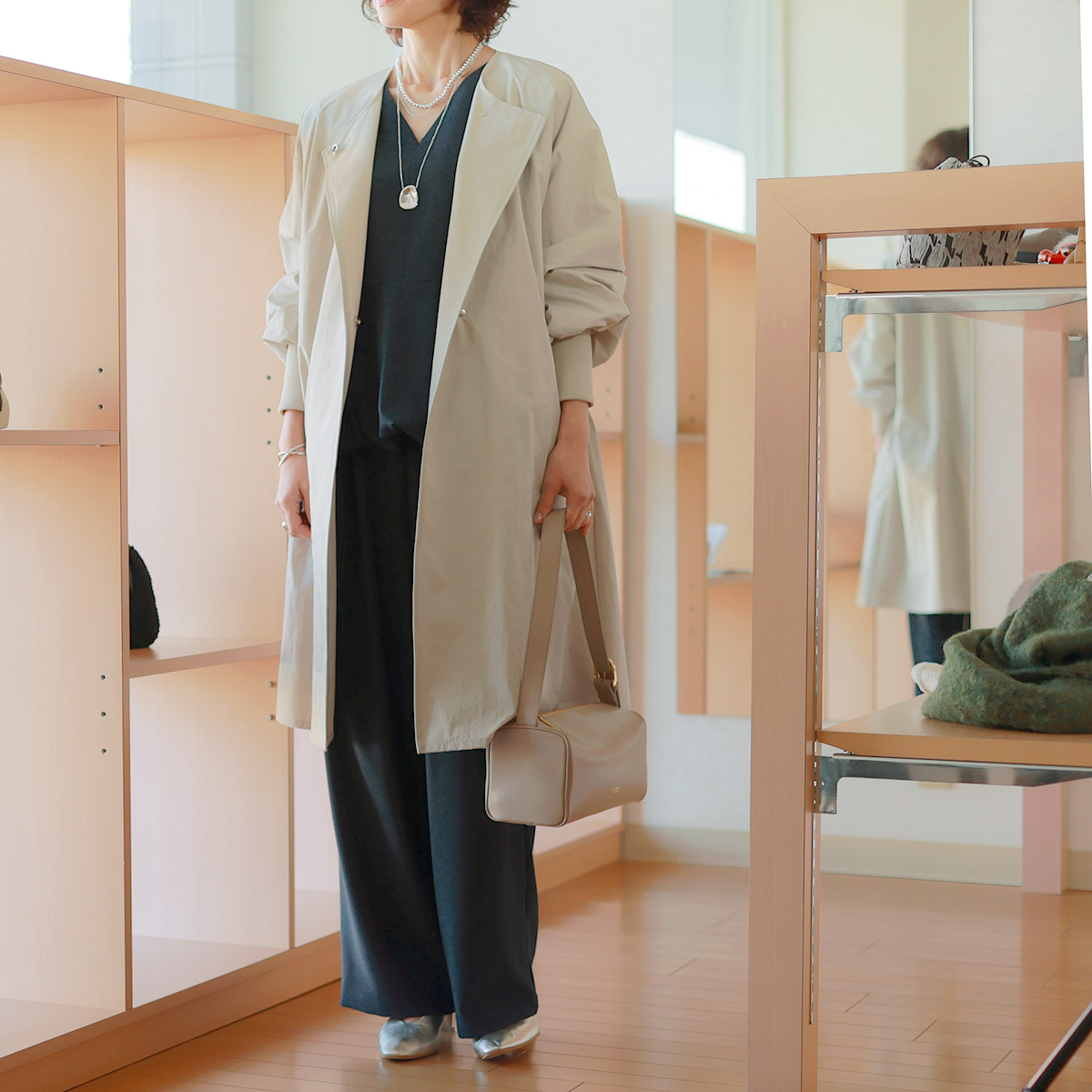 Dignite collier（ディニテコリエ） ロングリブカフス 2Wayカラー