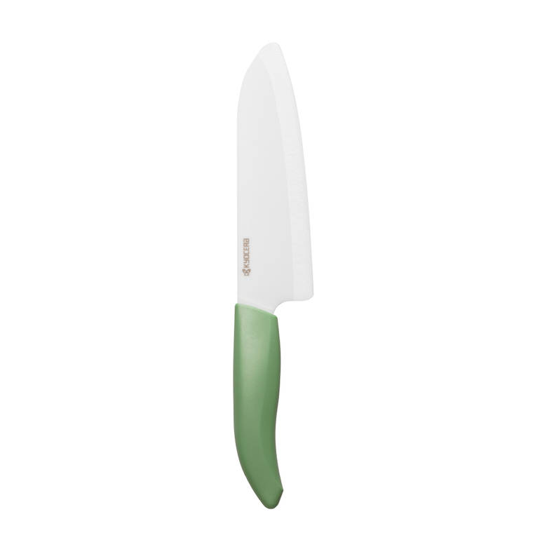 「shirakaba」 包丁セット 京セラ セラミックナイフ(包丁)(バイオ素材ハンドル) 三徳 14cm