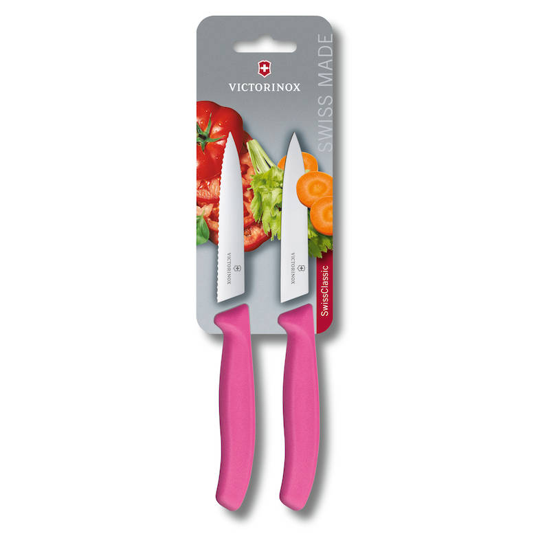 数量限定 ビクトリノックス パーリングナイフ 10cm 直刃 波刃セット 食洗機対応 日本正規品 ストレート キッチンツール 包丁 ペティナイフ パン切 | VICTORINOX | 03