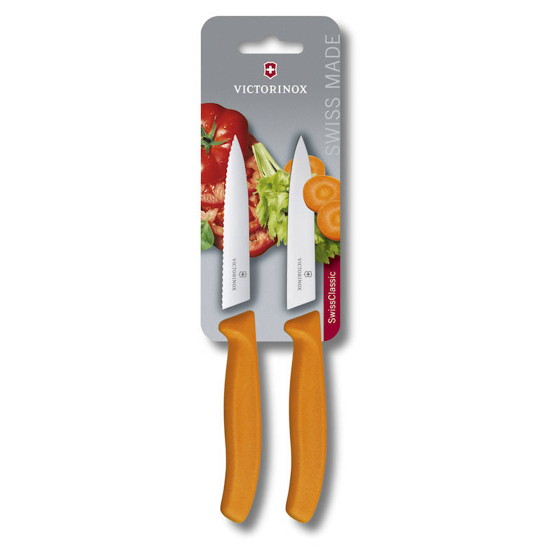数量限定 ビクトリノックス パーリングナイフ 10cm 直刃 波刃セット 食洗機対応 日本正規品 ストレート キッチンツール 包丁 ペティナイフ パン切 | VICTORINOX | 05