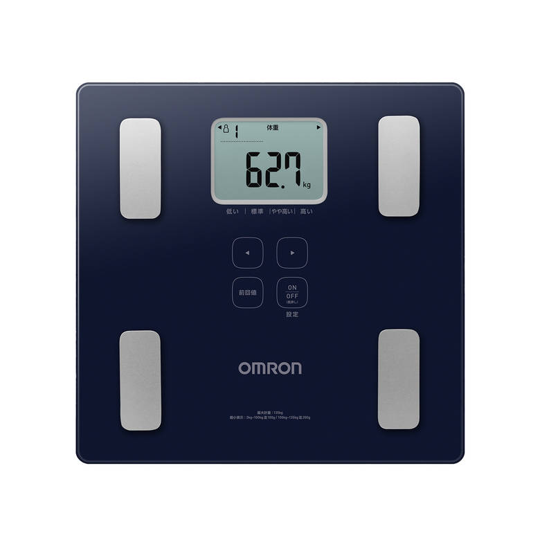 オムロン OMRON 体組成計 体重計 カラダスキャン ホワイト ダーク