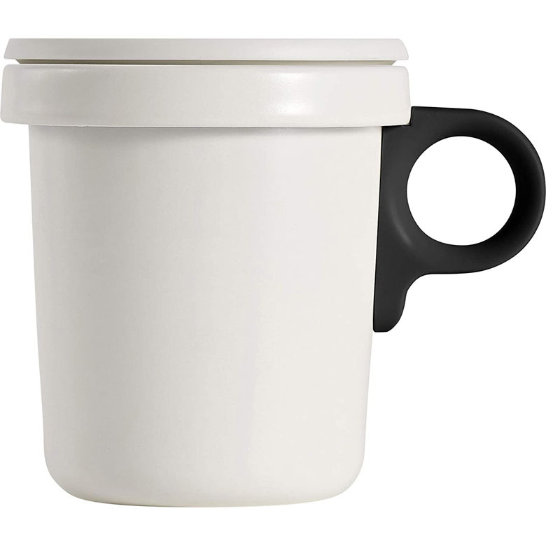 ovject O-EFM-WH ほうろうフックマグ 360ml ホワイト 取っ手は