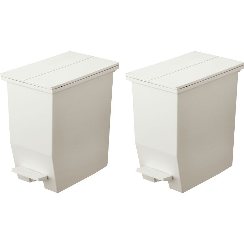 SOLOW ごみ箱 ダストボックス 45L ペダルオープン ホワイト draf-a53058_1.jpg