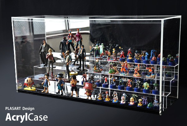 ひな壇3段付 クリア 幅90cm 】♪開閉に場所を取らず重ねられる