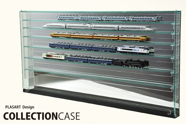 T*K様 鉄道模型　多種類コレクション　コレクション棚×2点 送料無料】 フロントオープン式Nゲージ/鉄道模型/コレクション