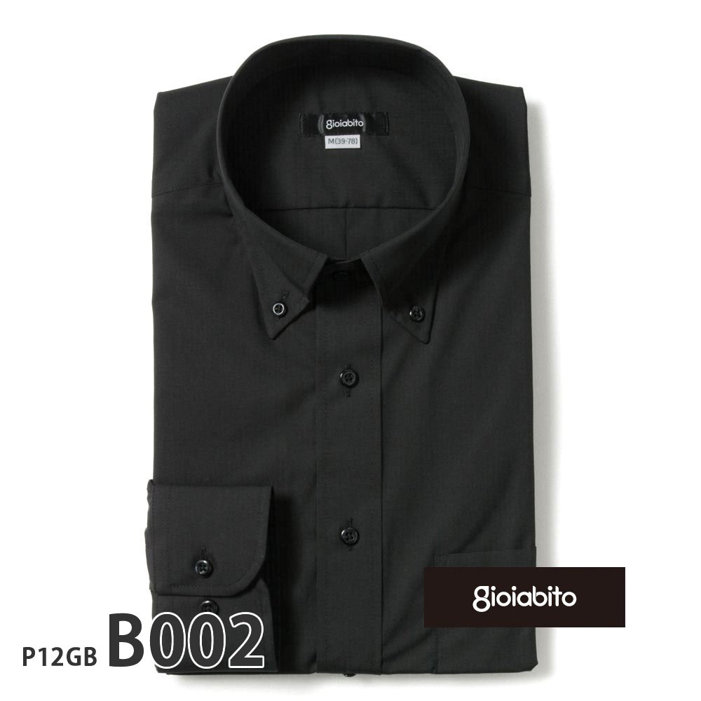 ワイシャツ メンズ 長袖 形態安定 形状記憶 標準型 GIOIABITO P12S1GB01