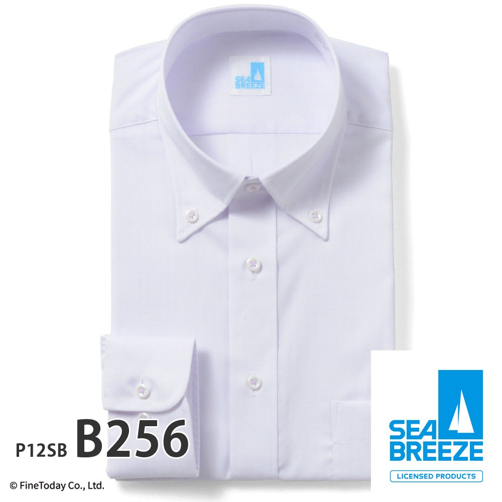 ワイシャツ メンズ 長袖 形態安定 形状記憶 標準型 SEABREEZE P12S1SB01
