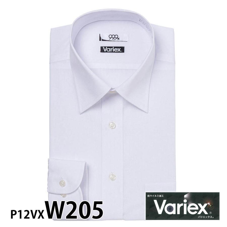 ワイシャツ メンズ 長袖 形態安定 形状記憶 標準型 Variex P12S1VX03｜plateau-web｜06