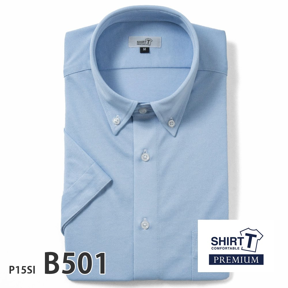 ワイシャツ メンズ 標準型 SHIRT-T ボタンダウン P15S1SI03