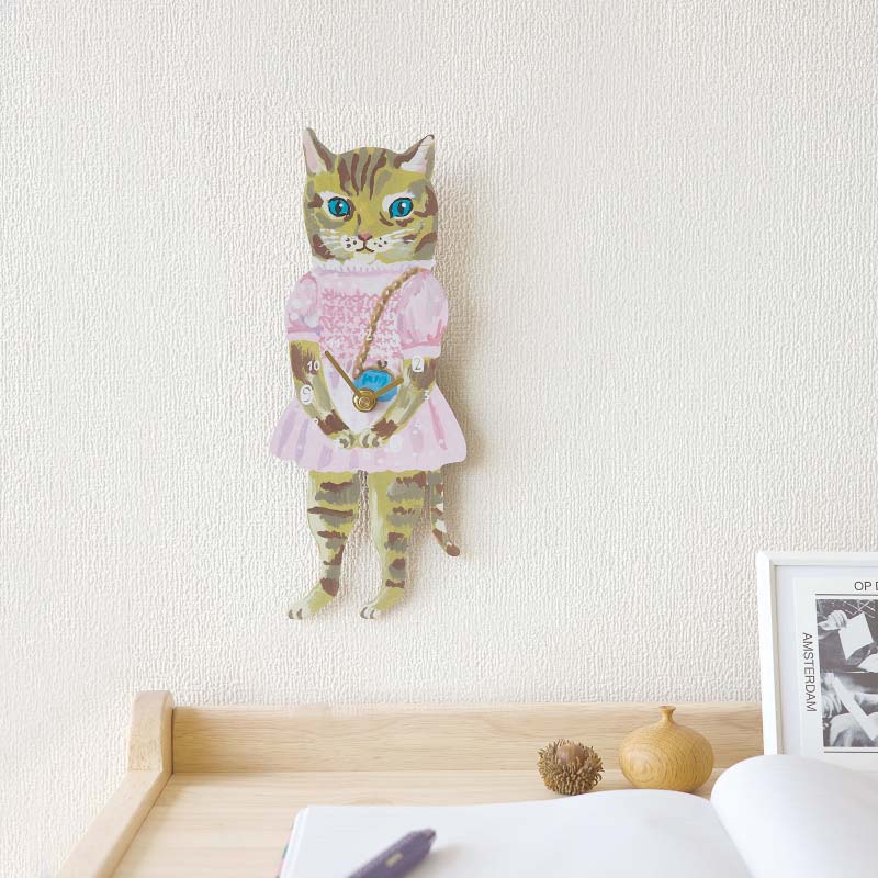 新品　ナタリーレテ　ダイカット クロック　maya　猫　ねこ　ネコ 新品 ナタリーレテ ダイカット クロック maya 猫 ねこ ネコ 【公式通販】