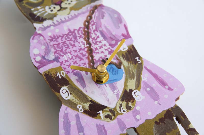 ナタリーレテ ダイカットクロック マヤ Nathalie Lete Diecut Clock