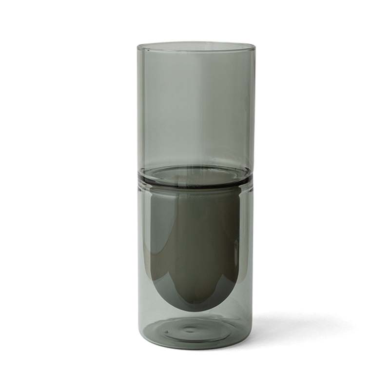 ダブルウォール ベース Lサイズ アマブロ DW VASE L size amabro ガラス 耐熱 花瓶 フラワーベース 植物 キャンドルホルダーの画像