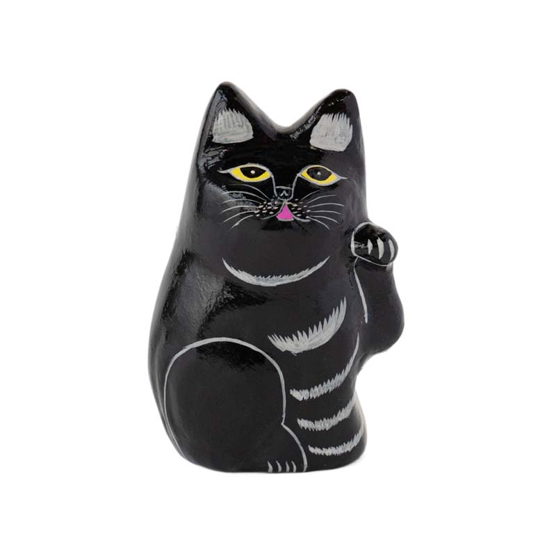 amabro（アマブロ） インドの招き猫 PAPER MACHE CAT DOLL amabro