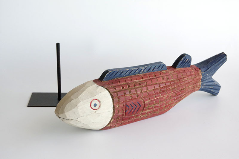 50's 60's ビンテージ フィッシュ 壁掛 ペア 魚 オリエンタル k-azk-p-madai_1.jpg