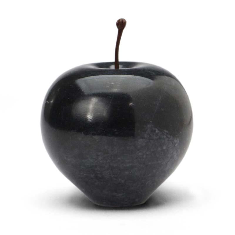 マーブルアップル ラージ Marble Apple Large レッド ジェードグリーン ブラウン ブラック 大理石 ペーパーウェイト リンゴ 林檎 オブジェ 置き物｜play-d-play｜05