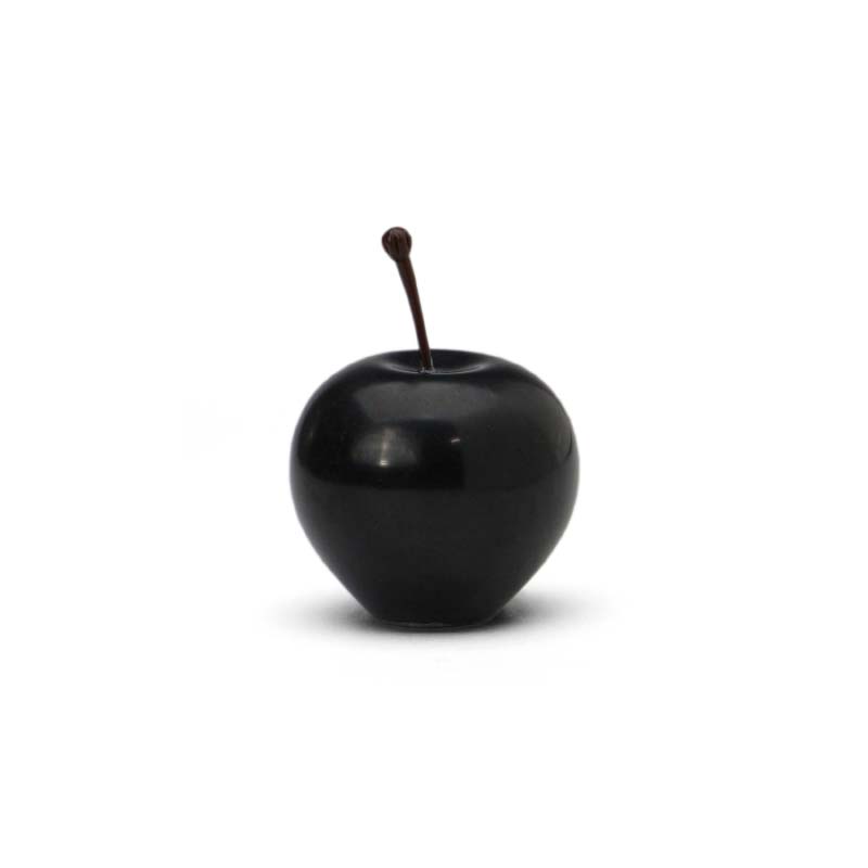 マーブルアップル スモール Marble Apple Small Sサイズ レッド/ジェードグリーン/ブラウン/ブラック 大理石 ペーパーウェイト リンゴ 林檎 オブジェ 置き物｜play-d-play｜05