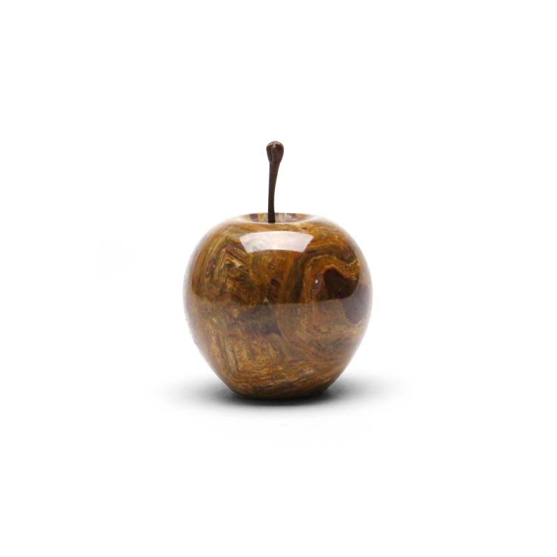 マーブルアップル スモール Marble Apple Small Sサイズ レッド/ジェードグリーン/ブラウン/ブラック 大理石 ペーパーウェイト リンゴ 林檎 オブジェ 置き物｜play-d-play｜04