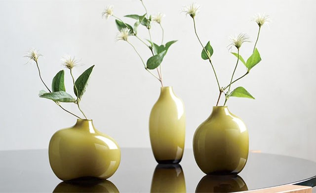 KINTO SACCO ベース キントー 一輪挿し 花瓶 花器 サッコ グリーン