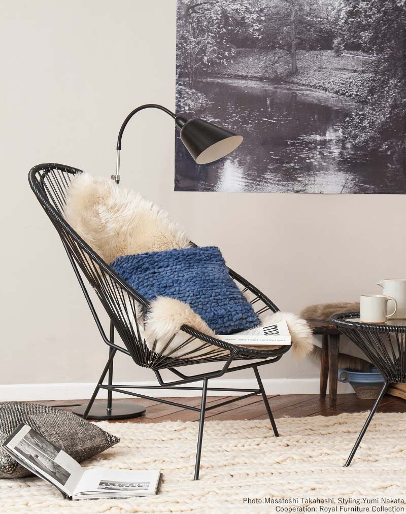 メトロクス アカプルコチェア METROCS Acapulco Chair ブラック/クレイ