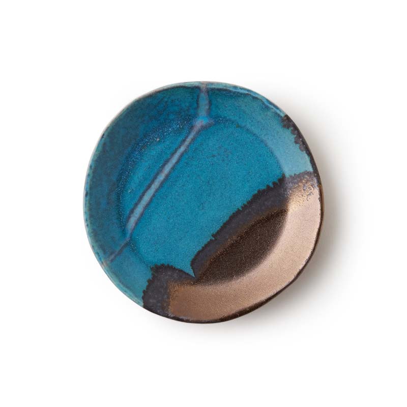 平皿 信楽四季彩陶 霜降 OMUSUbee 丸十製陶 THE HARVEST 穂芒/露時雨