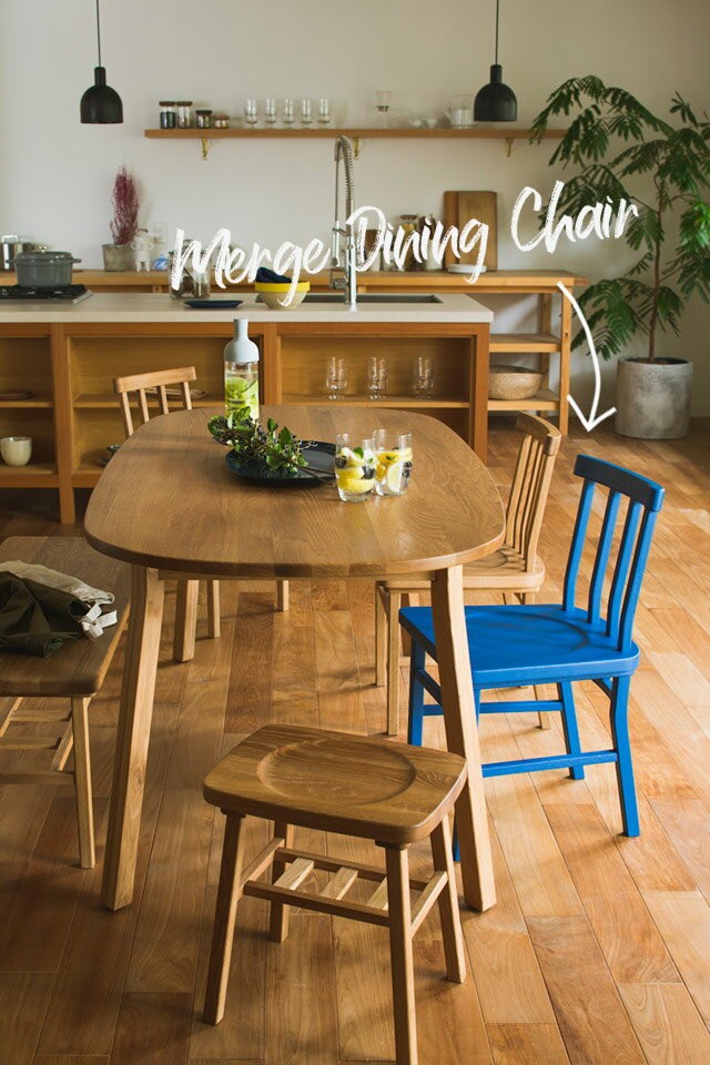SIEVE（シーヴ） マージ ダイニング チェア merge dining chair 4本背