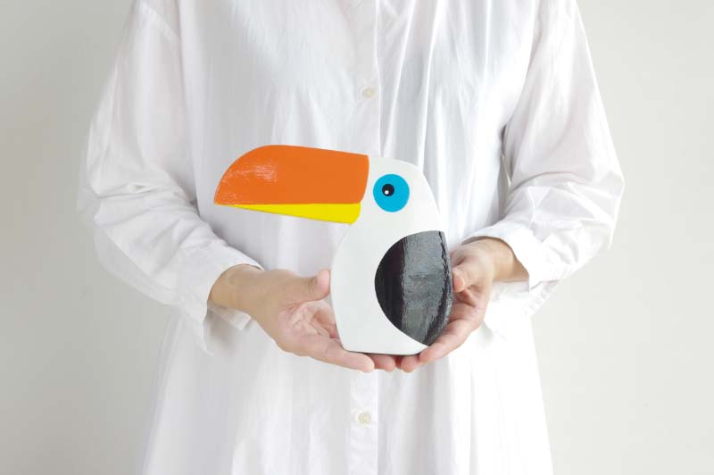 パペウマシェ トゥーカン Papel Mache Toucan PAPEL MAS COLOR 鳥