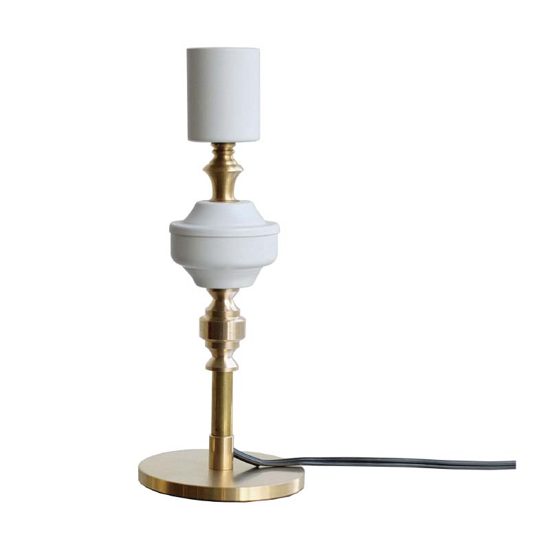 カリア テーブルランプ Karia Table Lamp E26 WEST VILLAGE TOKYO ウエストビレッジトーキョー 照明 真鍮 ブラック/ホワイト/シルバー テーブルライト 卓上 | WEST VILLAGE TOKYO | 02