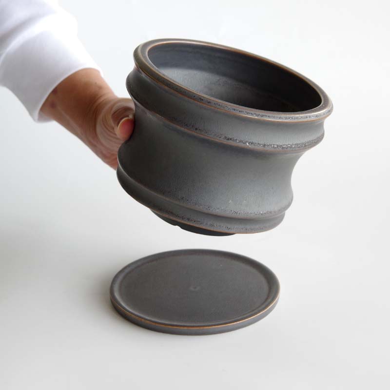 Alloy POT&SAUCER L アロイ ポット&ソーサー Lサイズ φ150 × H120mm 5