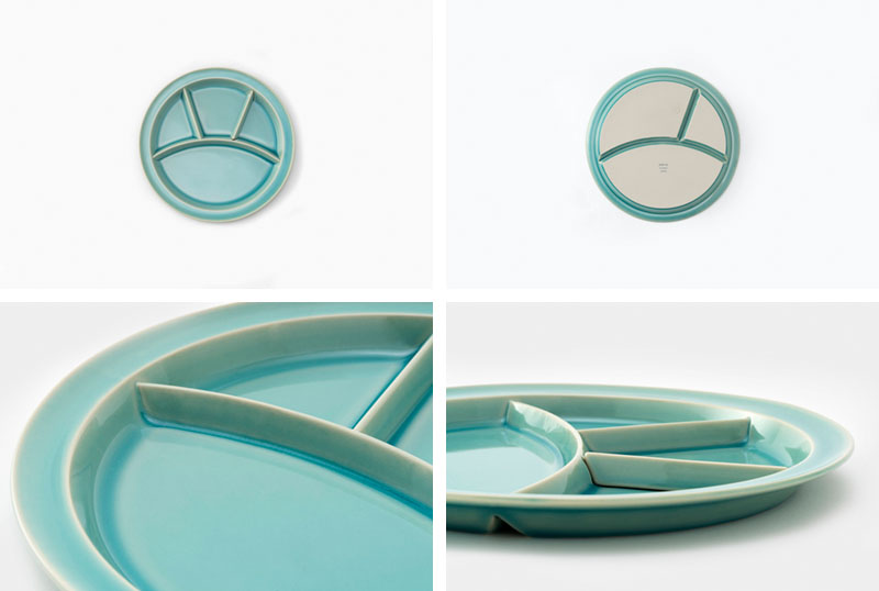 ユザーン カレー皿 仕切りが取れるカレー皿 zen to ゼント カレー