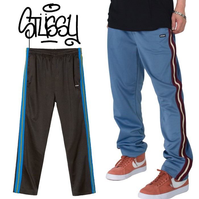 ステューシー ジャージパンツ STUSSY トラックパンツ 大きいサイズ USA 