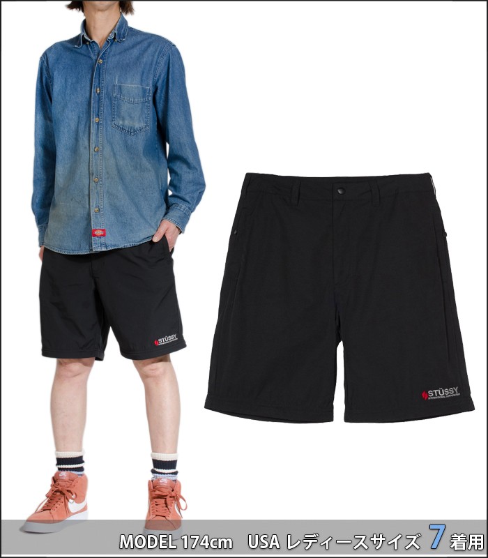 USAレディースサイズ】ステューシー 2Way パンツ STUSSY ハーフパンツ 大きな取引 stussy 2wayパンツ その他
