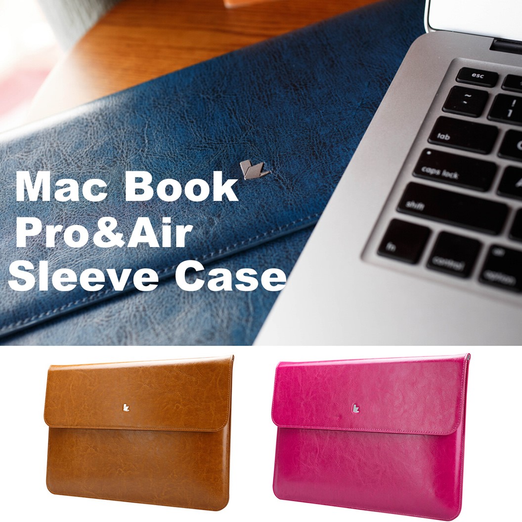 JISONCASE Macbook air pro ケース MacBook スリーブケース MacBook Air 11.6 13.3  MacbookPro 13.3 マックブック ケース スリーブ ケース レザー