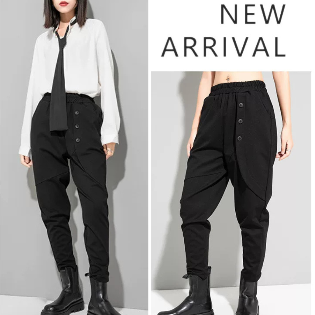 パンツ サルエルパンツ レディース ボトムス 個性的 モード ゴシック