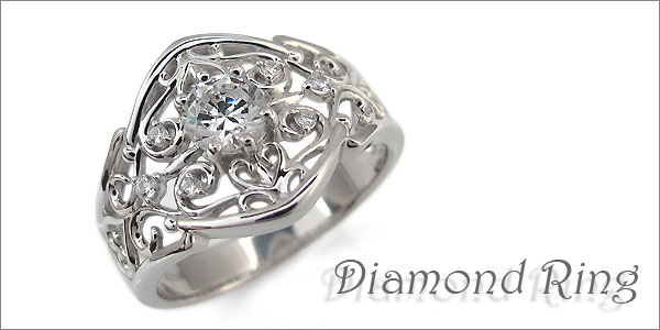 エンゲージリング 鑑定書付き ダイヤモンド 婚約指輪の説明 - 通販