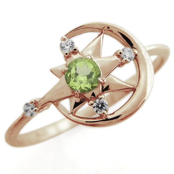 k10 STAR JEWELRY ペリドット スター リング PERIDOT RING(2JR0535)K10 リング｜スタージュエリー公式