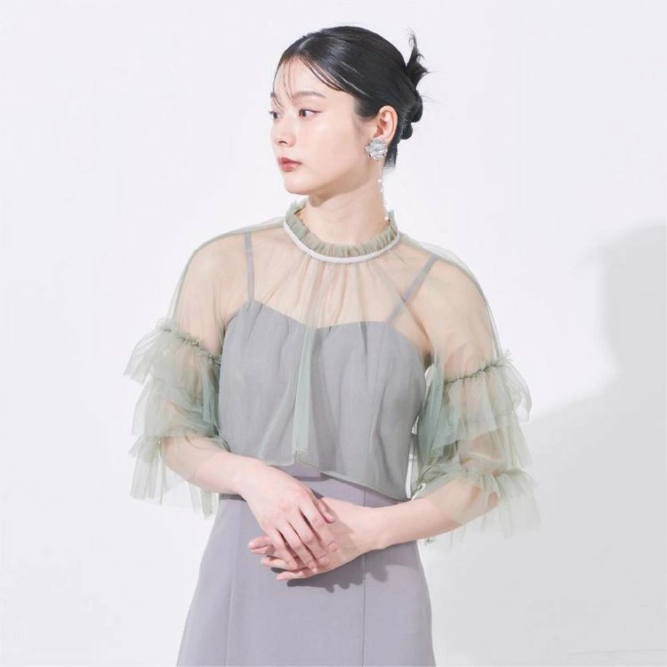 PLIQUA（プリカ） パーティードレス結婚式 ボレロ付ドレス 結婚式