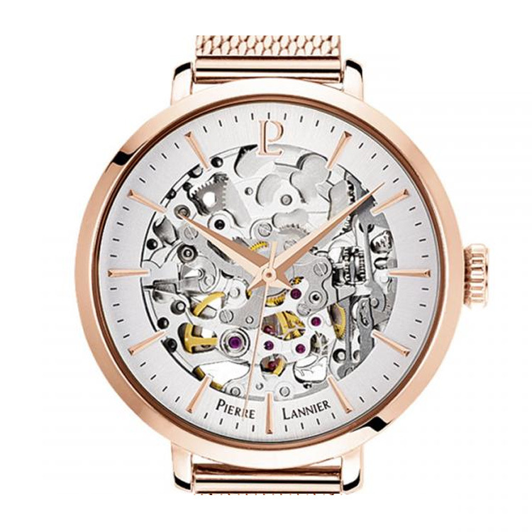 腕時計 レディース ブランド 自動巻き 防水 金属ベルト ピエールラニエ