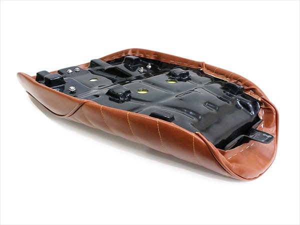 ゼファー400 レザーシート ブラウン kawasaki ZEPHYR 400 ゼファー400 89-90 前期 シート ブラウン