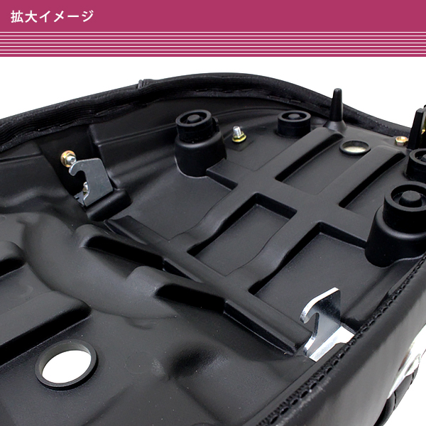 カワサキ Z900RS / CAFE 2018〜2015 シート ASSY ブラック ベルト付き