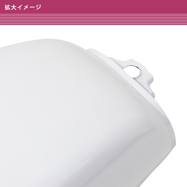 ホンダ エイプ CD50 FTR 汎用 タンク 白 ホワイト 艶あり 大容量 8L
